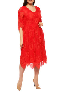 Вечернее платье женское Laurel 11023 красное 42