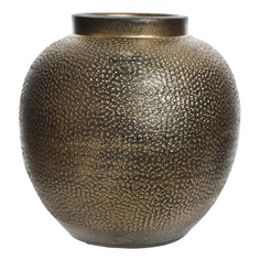 Ваза бронзовая элегантность, круглая, терракота, 25x25 см, kaemingk, 656113