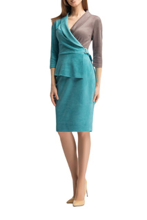 Повседневное платье женское Giulia Rossi 12-680-М голубое 52-170