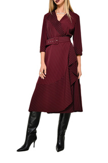 Повседневное платье женское Caterina Leman SU2012A бордовое 34