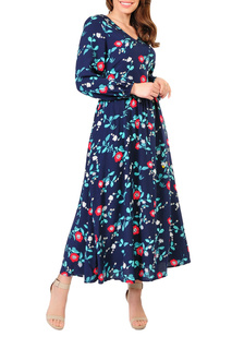 Повседневное платье женское Forus 20029-100 синее 54