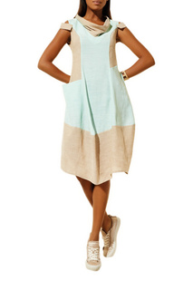 Повседневное платье женское Oblique 16172A бежевое 4