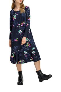 Повседневное платье женское Helmidge 9157 синее 14