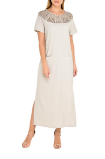 Повседневное платье женское Oblique 10134A бежевое 6