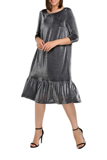 Вечернее платье женское Helmidge 9156 серебристое 12