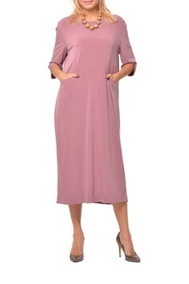 Повседневное платье женское KATA BINSKA Zira 200189 розовое 48-50