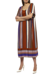 Повседневное платье женское Marina Rinaldi 2222349 47 коричневое 23