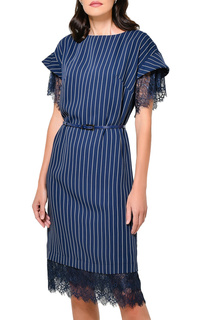 Повседневное платье женское Caterina Leman SU9805A синее 34