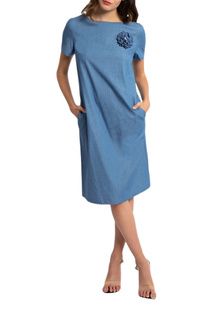 Повседневное платье женское Apart 69867 голубое 36