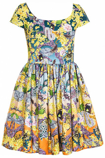 Повседневное платье женское Mary Katrantzou 0000075636 желтое 8