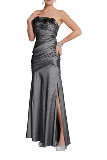 Вечернее платье женское Apart 38714 серое 34