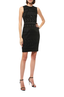 Повседневное платье женское Versace Collection G34198 G603894 черное 42