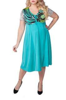 Повседневное платье женское Sparada Шэр голубое 50