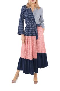 Повседневное платье женское LISA BOHO MILA 200704 синее 44-46