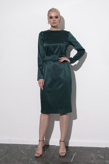 Вечернее платье женское BEZKO БП 3678 зеленое 46