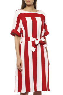 Повседневное платье женское Marina Rinaldi 5222049 34 красное 21