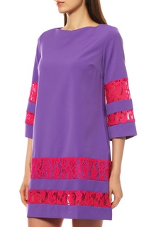 Повседневное платье женское Olenny 1114-ТВИГИ-5 фиолетовое 52