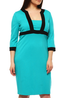 Повседневное платье женское Barbara Schwarzer 2134302/5520 голубое 42