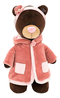 Мягкая игрушка Orange Toys Медведь Milk в пальто стоит 35 см