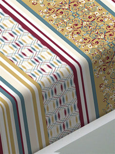 Простынь на резинке Сказка "Узорная графика" 180х200 см