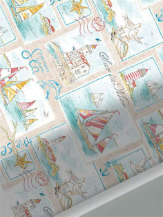 Простынь на резинке Сказка "Витамин Sea" 90х200 см