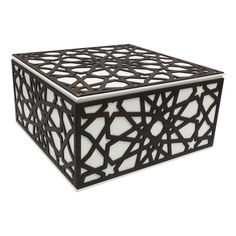 18W3160 Шкатулка декоративная, дерево 30*30*15см с уценкой Айрис