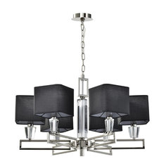 Подвесная люстра Lumien Hall ALESSANDRIYA LH1057/6P-NK-BK