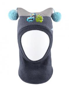 Шапка-шлем для мальчика Reike Space monsters grey, RKN1920-3 SPM grey, р.46