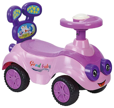 Машина-каталка Наша Игрушка Фаста розовая