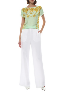 Брюки женские Versace Collection G35353 G601411 белые 44