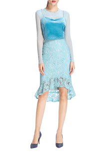 Юбка женская Apart 75016 голубая 38