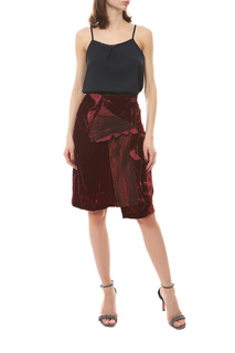 Юбка женская John Galliano 32562 красная 42