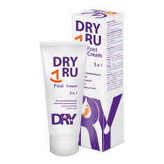 DRY RU, Крем для ног 5 в 1, 75 мл