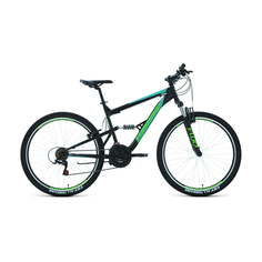 Велосипед Forward Raptor 27.5 1.0 2020 16" черный/бирюзовый