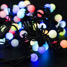 Новогодняя электрическая гирлянда Neon-Night Мультишарики 885507 303-549 5 м разноцветный