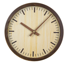 Настенные часы Бюрократ Wood WALLC-R60P коричневый (WALLC-R60P/WOOD-B)