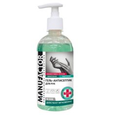 Гель-антисептик для рук Manufactor с дозатором 500 мл