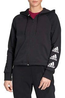 Толстовка W STACKED FZ HD adidas