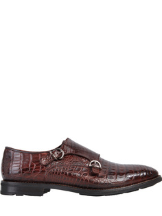 Туфли-монки из крокодила Fratelli Rossetti