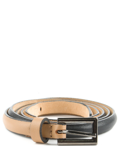 Ремень кожаный двухцветный LES Copains