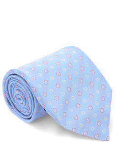 Галстук шелковый с принтом Barba