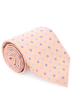 Галстук шелковый с принтом Barba