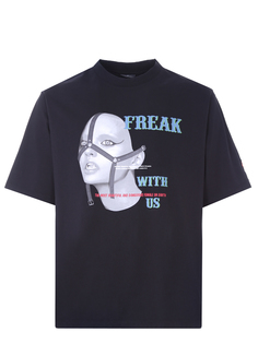 Хлопковая футболка с принтом Marcelo Burlon