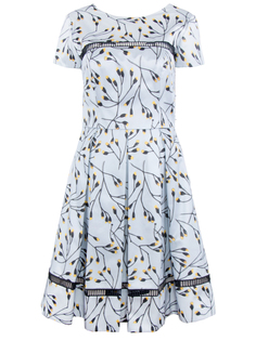Платье с принтом Carolina Herrera