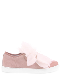 Кожаные кеды с декором Jog Dog