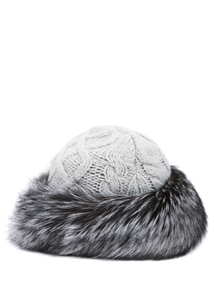 Шапка кашемировая с мехом Malo