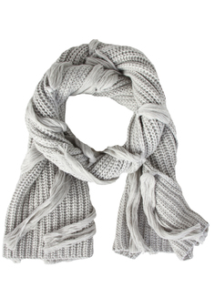 Вязанный шарф с кистями LES Copains