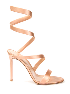 Шелковые босоножки Gianvito Rossi