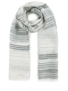 Льняной шарф в полоску Malo