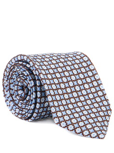 Галстук шелковый с принтом Barba